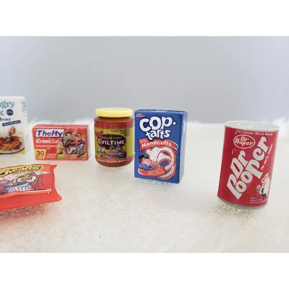Topps Wacky Packages 3D Minis Mixed Lot‎ of 14 Small Cute Clever Brands gothic